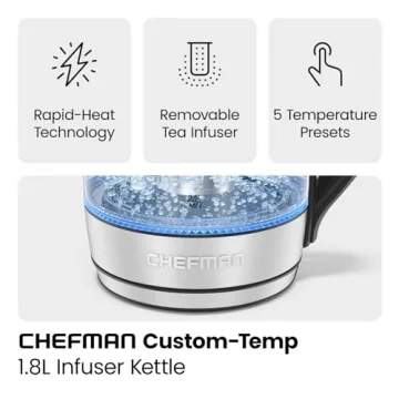 Chefman Electric Kettle with Temperature Control