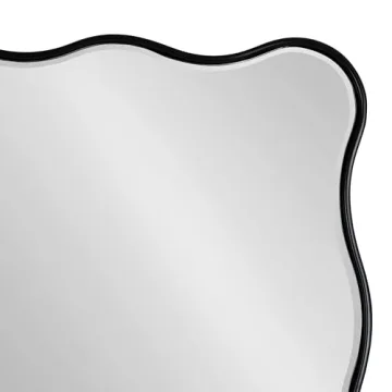 Kate and Laurel Viona Mirror, Elegant Wavy Design for Any Room