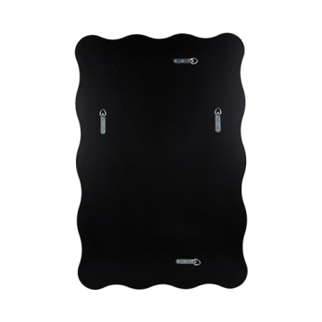 Kate and Laurel Viona Mirror, Elegant Wavy Design for Any Room