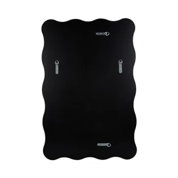 Kate and Laurel Viona Mirror, Elegant Wavy Design for Any Room