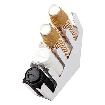 Mind Reader Lid Dispenser for Coffee Cups and Lids