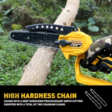 20V MAX Cordless Mini Chainsaw Lightweight Safe Efficient