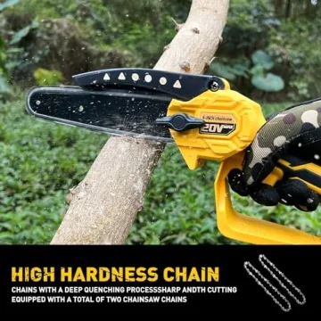 20V MAX Cordless Mini Chainsaw Lightweight Safe Efficient