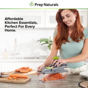 PrepNaturals 12-in-1 Vegetable Chopper Mandoline Slicer