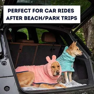 DERPYCHAPPY Dog Bathrobe Microfiber Drying Towel