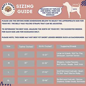 DERPYCHAPPY Premium Dog Bathrobe Towel, Absorbent Microfiber Robe for Small Medium Extra Large Dogs and Cats, Stylish Cozy Quick Pet Drying Towels After Bath, Pool or Beach (L, Lavender)