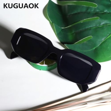 Stylish Rectangle Sunglasses for Women with UV Protection