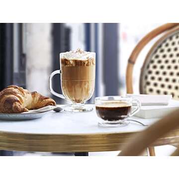 La Rochere Flore 10 oz. Coffee Mug, Set 4