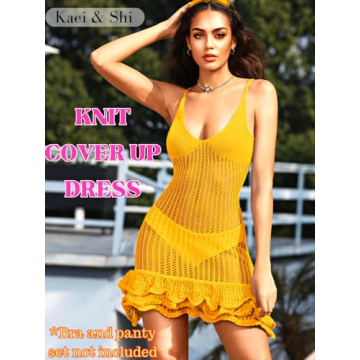 Kaei&Shi Crochet Beach Cover Up for Stylish Beach Days