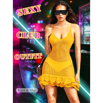 Kaei&Shi Crochet Beach Cover Up for Stylish Beach Days