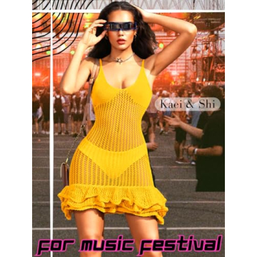 Kaei&Shi Crochet Beach Cover Up for Stylish Beach Days