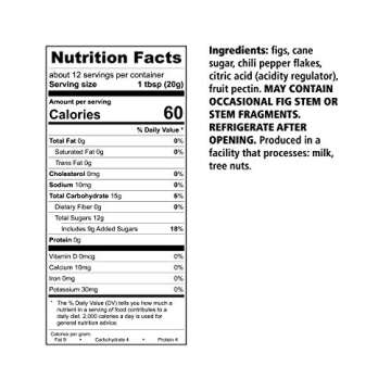 Divina Chili Fig Spread Jam for Appetizers and More