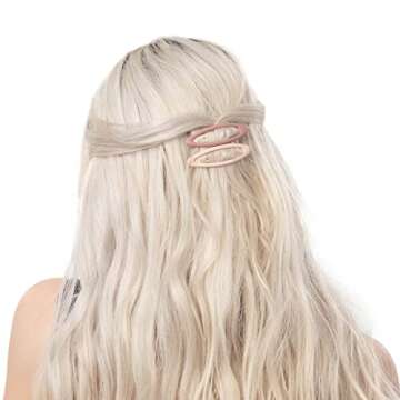 Stylish Kitsch Matte Snap Hair Clips for All Hair Types