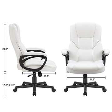 Ergonomic High Back Office Chair for Home and Office