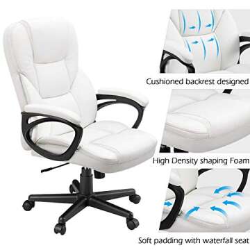 Ergonomic High Back Office Chair for Home and Office