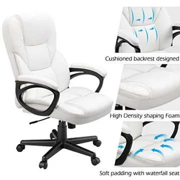 Ergonomic High Back Office Chair for Home and Office
