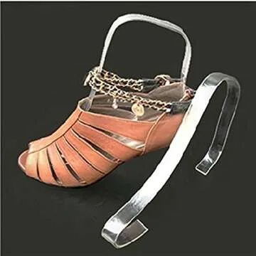 6Pcs/3 Pair Acrylic Sandal Shoe Store Shoe Retail Shop Display Stand Shoe Supports Shaper Forms Inse...