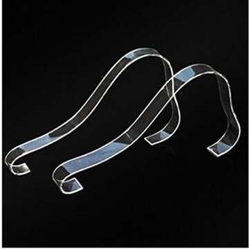 6Pcs/3 Pair Acrylic Sandal Shoe Store Shoe Retail Shop Display Stand Shoe Supports Shaper Forms Inserts,Clear