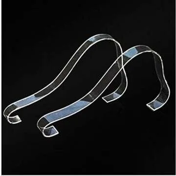 6Pcs/3 Pair Acrylic Sandal Shoe Store Shoe Retail Shop Display Stand Shoe Supports Shaper Forms Inserts,Clear