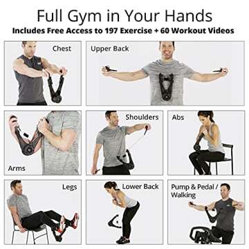 OYO Personal Gym - Full Body Portable Gym: Home, Office or Travel - NASA SpiraFlex Resistance Technology