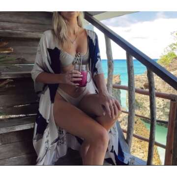 Breezy Lane Kimonos for Women Swimsuit Beach Coverup Bathing Suit Kimono Cardigan for Summer Travel ...