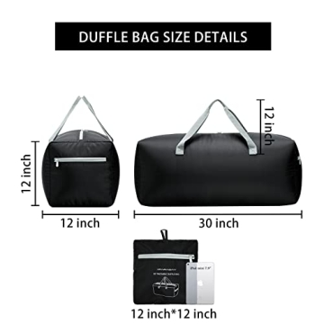 iFARADAY 30" Foldable 75L Duffel Bag for Travel