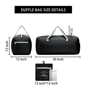 iFARADAY 30" Foldable 75L Duffel Bag for Travel
