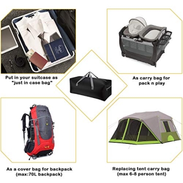 iFARADAY 30" Foldable 75L Duffel Bag for Travel