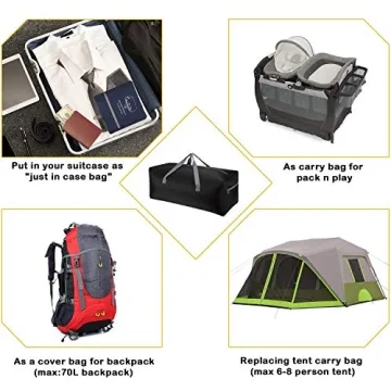 iFARADAY 30" Foldable 75L Duffel Bag for Travel