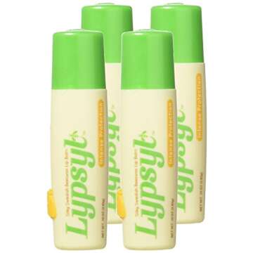 Lypsyl Mint Lip Balm - Intense Protection Pack of 4