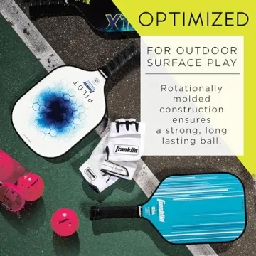 Franklin Sports Outdoor X-40 Pickleball Balls 12 Pack