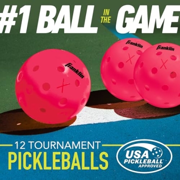 Franklin Sports Outdoor X-40 Pickleball Balls 12 Pack