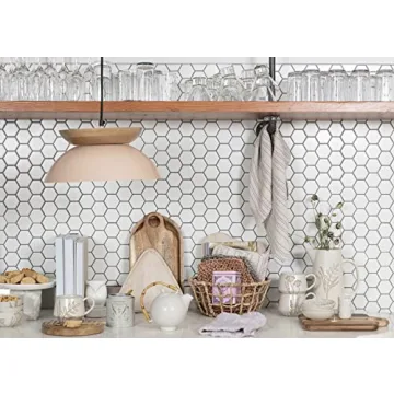 Stylish Bloomingville Round Marble Cutting Board with Pedestal