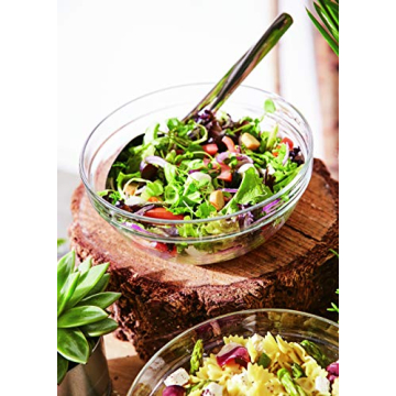 Luminarc Glass 10-Piece Set Stackable Bowl Set,Clear