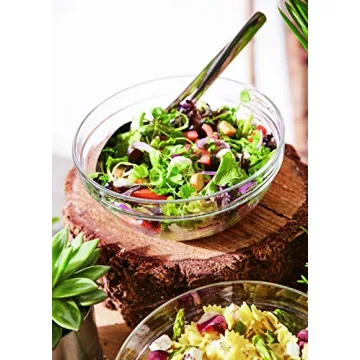 Luminarc Glass 10-Piece Set Stackable Bowl Set,Clear