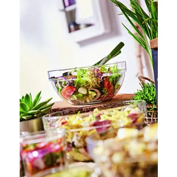 Luminarc Glass 10-Piece Set Stackable Bowl Set,Clear