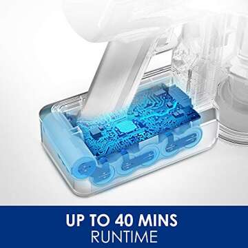 Tineco A11 Tango Cordless Stick Vacuum Cleaner, 120W Strong Suction 2 Powered Cleaner Head for Hard Floor Carpet Car Pet Hair