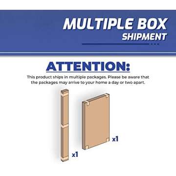 SafeRacks 2x8 Overhead Garage Storage Rack - 400 Pound Weight Capacity Height Adjustable Steel Ceiling-Mounted Rack with Accessories (Hammertone) (24"-45")