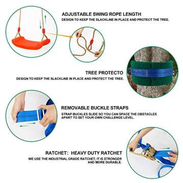 Kawuneeche Ninja Warrior Course Kit for Kids