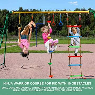 Kawuneeche Ninja Warrior Course Kit for Kids