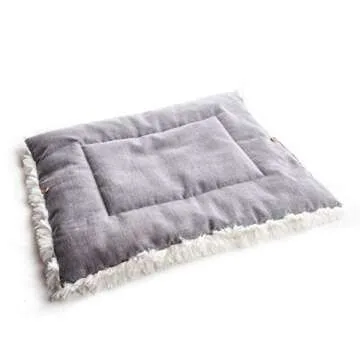 4CLAWS Furry Pet Bed/Mat (Convertible) - White