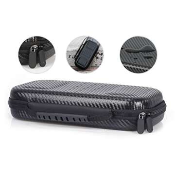 Amazon Basics Carrying Case for Nintendo Switch Console and Accessories - 10.31 x 2.36 x 5.24 inches, Black