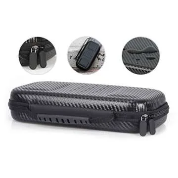 Amazon Basics Carrying Case for Nintendo Switch Console and Accessories - 10.31 x 2.36 x 5.24 inches, Black