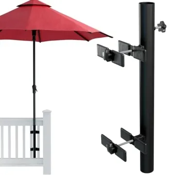 LOVE YOUR DECK Patio Umbrella Holder – Easy Installation - Space Saving Umbrella Holder Design - O...