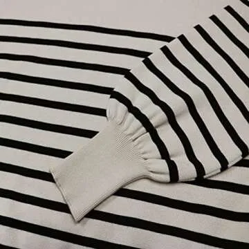 Stylish Oversized Knit Pullover with Batwing Sleeves