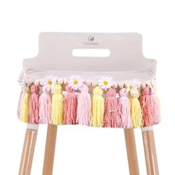 Daisy Highchair Garland for First Birthday Celebrations