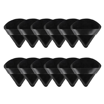 Sibba 12Pcs Flawless Triangle Shape Powder Puffs
