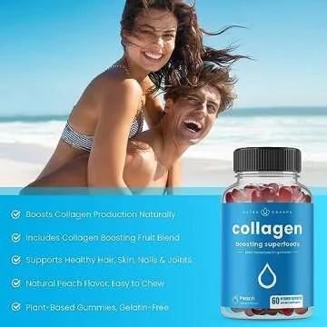 NutraChamps Biotin Gummies and Collagen Boosting Gummies 2 Pack Bundle