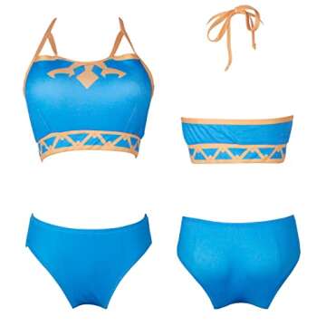 Mielycos Princess Zelda Bikini Cosplay - Iconic Swimsuit