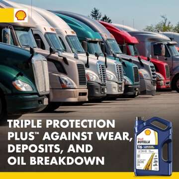 Shell Rotella T6 Full Synthetic 5W-40 Diesel Engine Oil, 1 Gallon